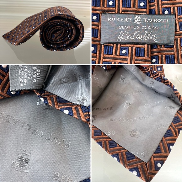 👔3️⃣Tie Lot of 3 Robert Talbott Best of Class Nordstrom Silk Neck Ties/Neckties - Picture 8 of 15
